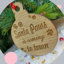 24cm Handmade Wood Hanging Figurine Ornament