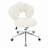 360°Swivel Height Adjustable,Swivel Chair,Teddy Fabric,Home Office Chair