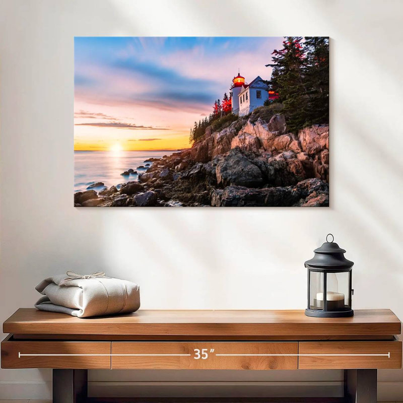 Phare du parc national Aletra Acadia, H 16 po x l 24 po