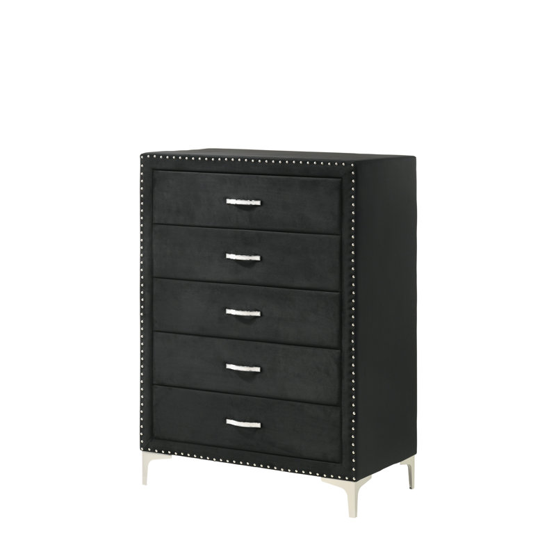 Commode noire Lucinda