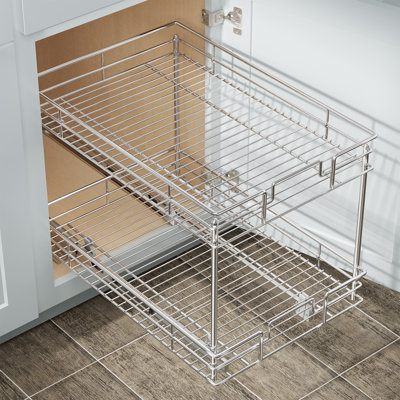 Rashun Steel Pull Out Drawer with Lift Mechanism