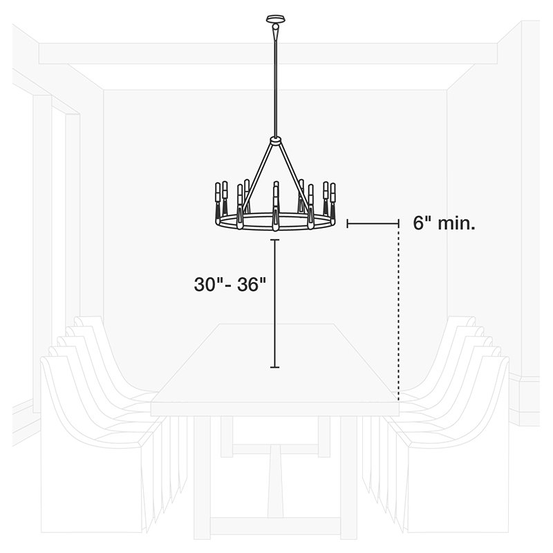 Darlana 12 - Light Wagon Wheel Chandelier, 24.5" H x 30" W x 29" D, Polished Nickel/Natural Rattan