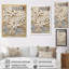 "Beige Whimsical Paper Poinsettias Flowers", reproduction d'art sur toile-1135877143-1316757182