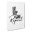 Eat Sleep Game Repeat - Wrapped Canvas-61881733