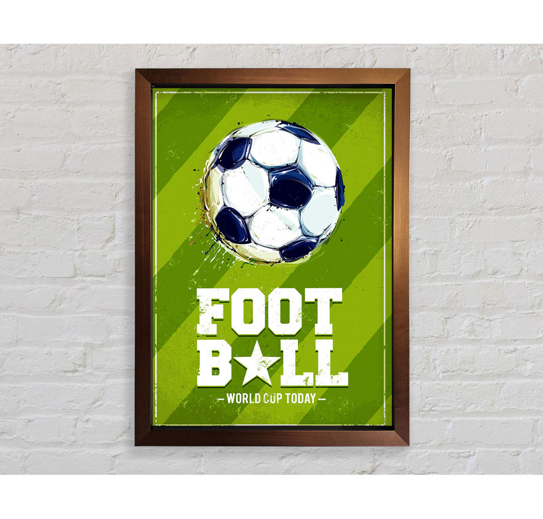 Football Madness Gerahmter Druck Wandkunst