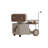 Modern Creative White Robot Multifunctional Rotating Movable Side Table