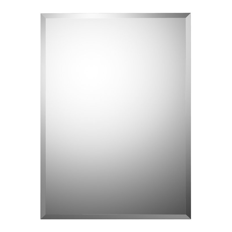 Scottville Residential Medicine Cabinet, 22" H x 16" W x 4.25" D, Recessed, Beveled Edge Mirror