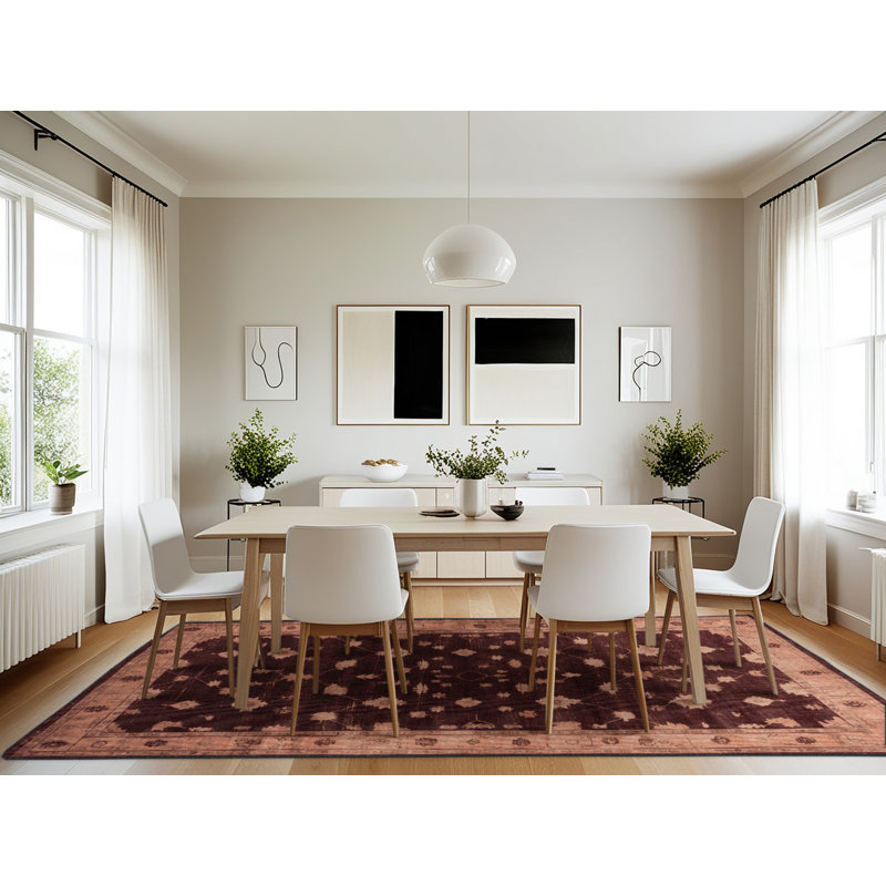 Tapis noir surteint lavable à la machine, Rectangulaire 7 pi x 10 pi