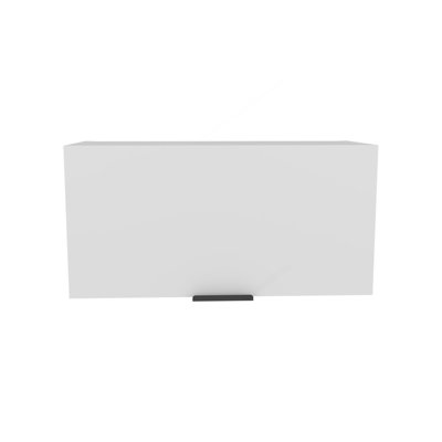Armoire murale blanche à 1 tablette avec design compact