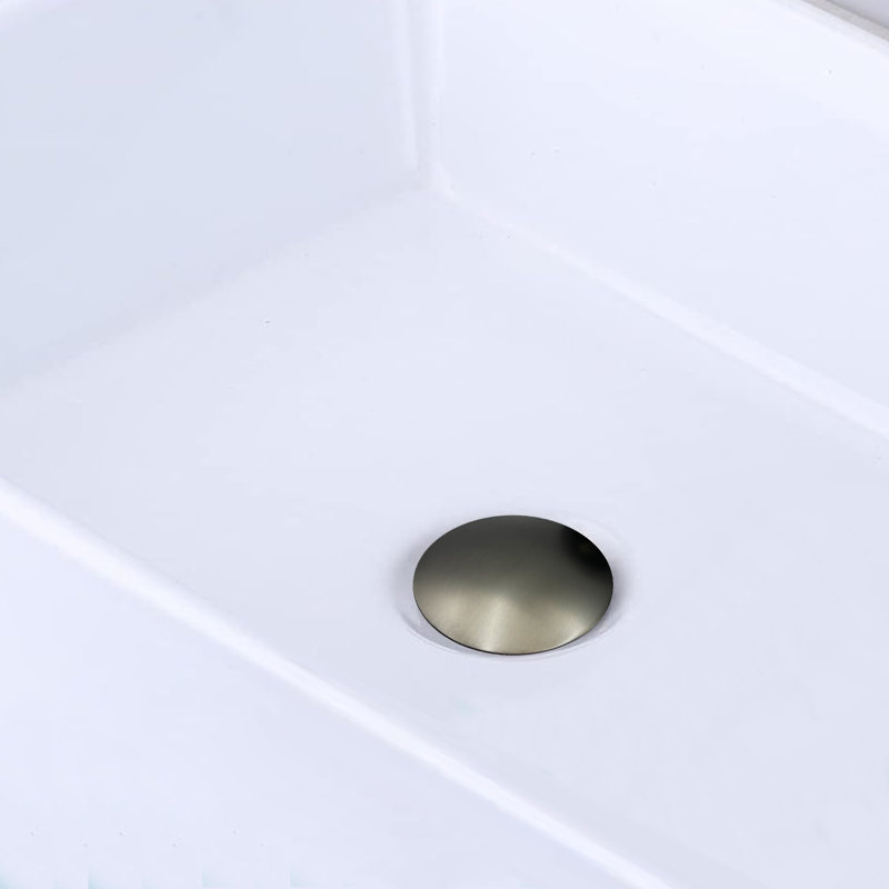 Pop-up l 2,56 po Oui, Bronze industriel