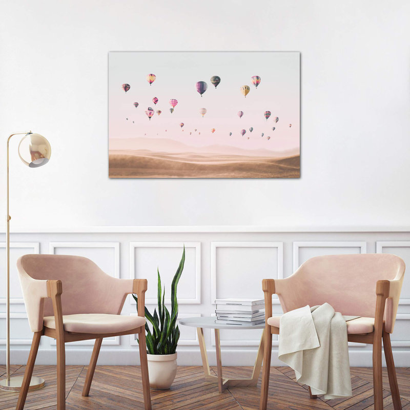 « air balloons », photographie, H 18 po x l 26 po x P 1,5 po, Toile tendue