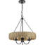 Lustre d'extérieur à trois lumières 21,5 po Cecil