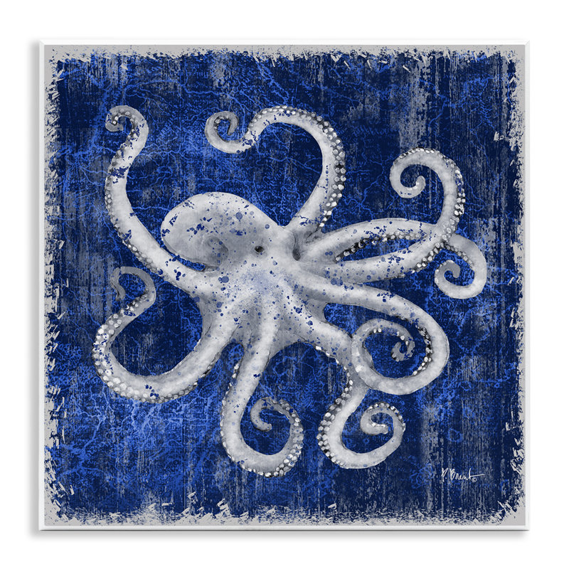 «Rustic Indigo Octopus» par Paul Brent