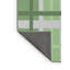 Tapis décoratif vert à carreaux santillanes-301102858