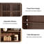 Bibliothèque haute avec tiroirs, bibliothèque en bois 72,8 pouces avec rangement, bibliothèque moderne Mid-Century avec tablette réglable-997961130