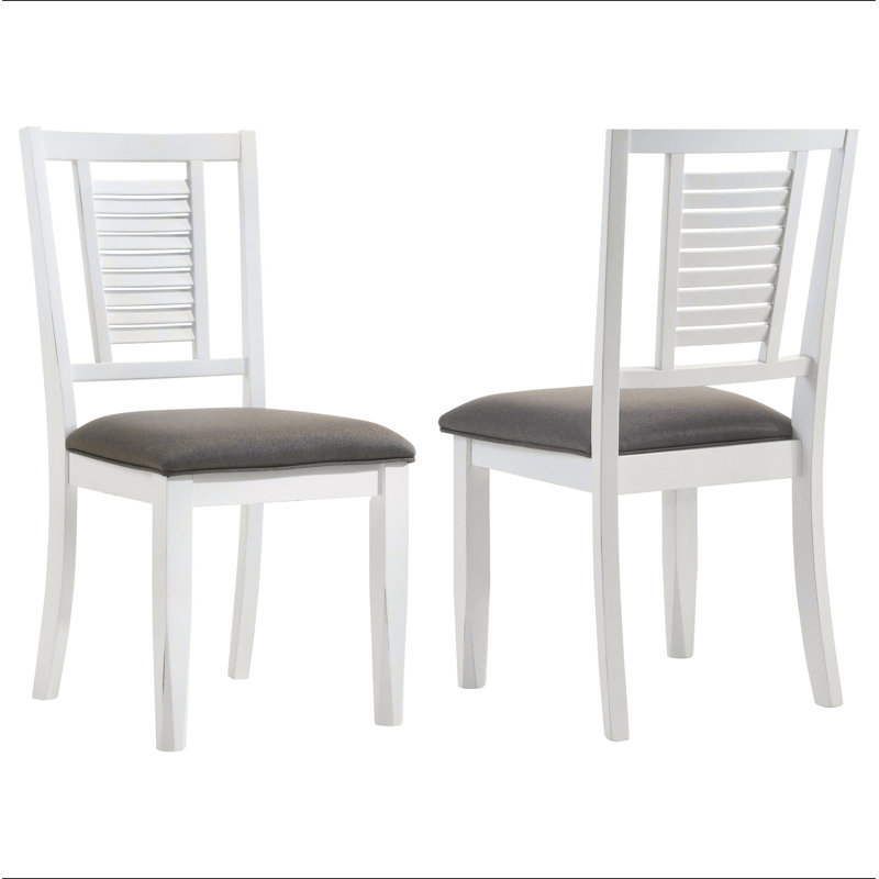 Ensemble de 2 chaises d'appoint en bois Pratto