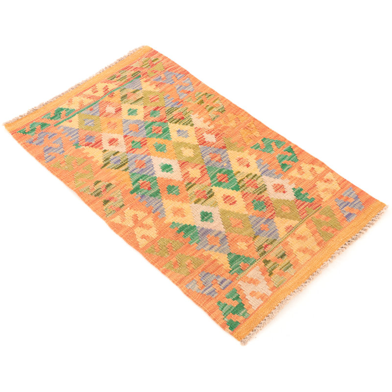Southwestern Wool Hand Woven 60cm X 90cm Area Rug