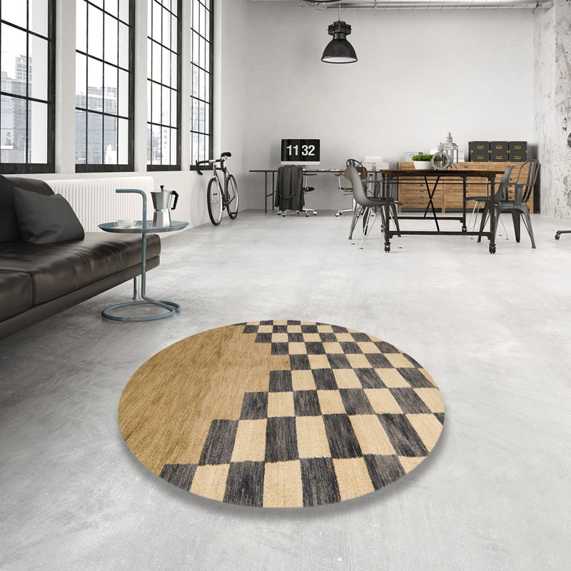 Ralitsa Abstract Indoor Rug, Round 5'