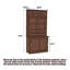Garde-manger standard 36,6 pouces en sapin de Chine