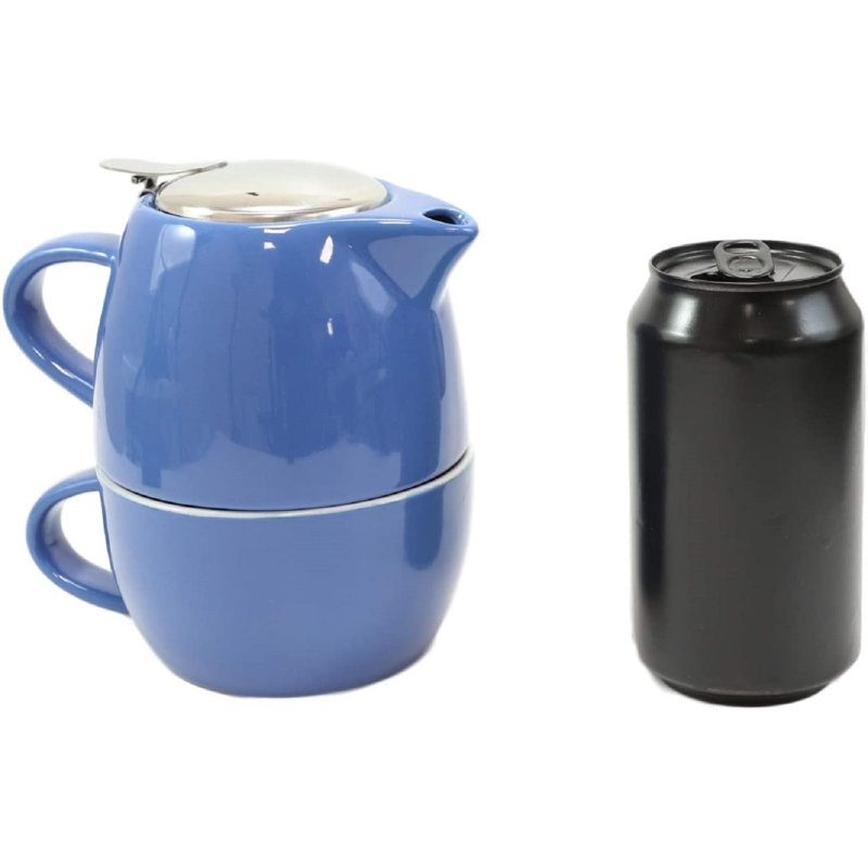 Ensemble de thé Zailie, Bleu