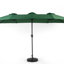 Grand parasol rectangulaire double 14,8 pi avec manivelle-1937765799
