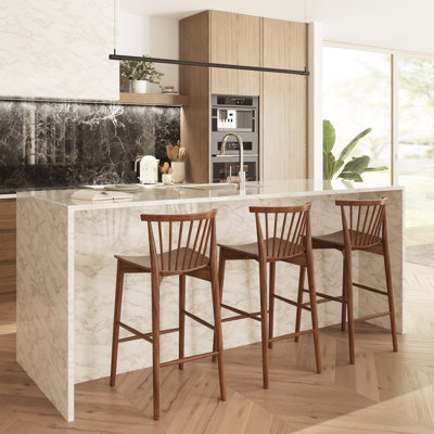 Tabouret de comptoir en bois massif 25 po Tybee