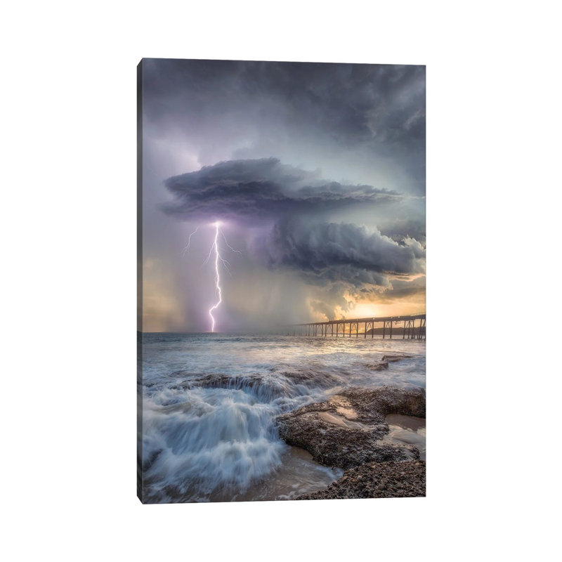 Power Of Catherine Hill Bay by Brent Shavnore - Wrapped Canvas Gallery-Wrapped Canvas Giclée, 20.32 cm H x 30.48 cm W