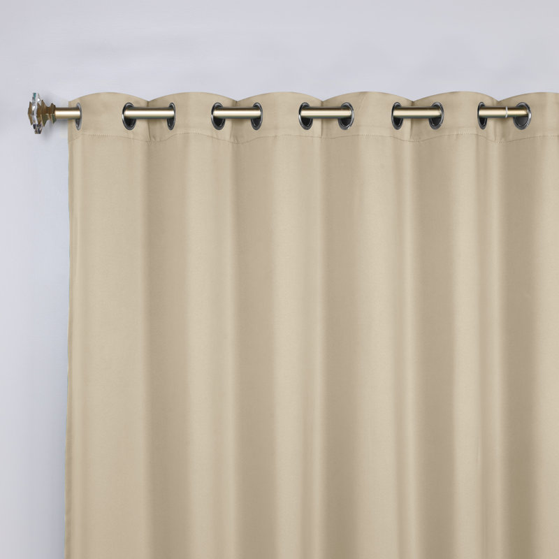 Paire de rideaux obscurcissant avec œillets Millendon, Ivoire ivoire, L 70 po x L 63 po