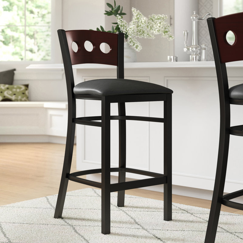 Tabouret de bar Lomonaco, Noir