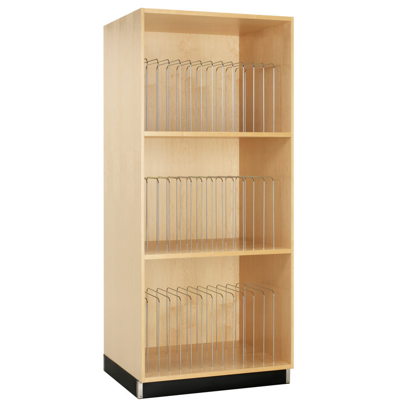 Armoire de rangement à 3 tablettes et cloisons amovibles