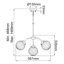 Jovan 5 - Light Shaded Chandelier
