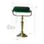 Classic Metal Bankers Lamp-16171930