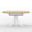 Uman Solid Wood Top Pedestal Dining Set-917794733-917794734-917794735