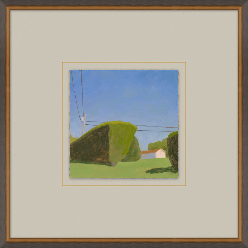 Shrubbery with Power Lines - Small