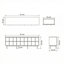 Meuble télé 86,6 po en bois moderne avec portes et rangement texturés, pour téléviseurs jusqu'à 90 po
