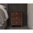 Lublin Cappuccino 3 Drawers Nightstand-381425089