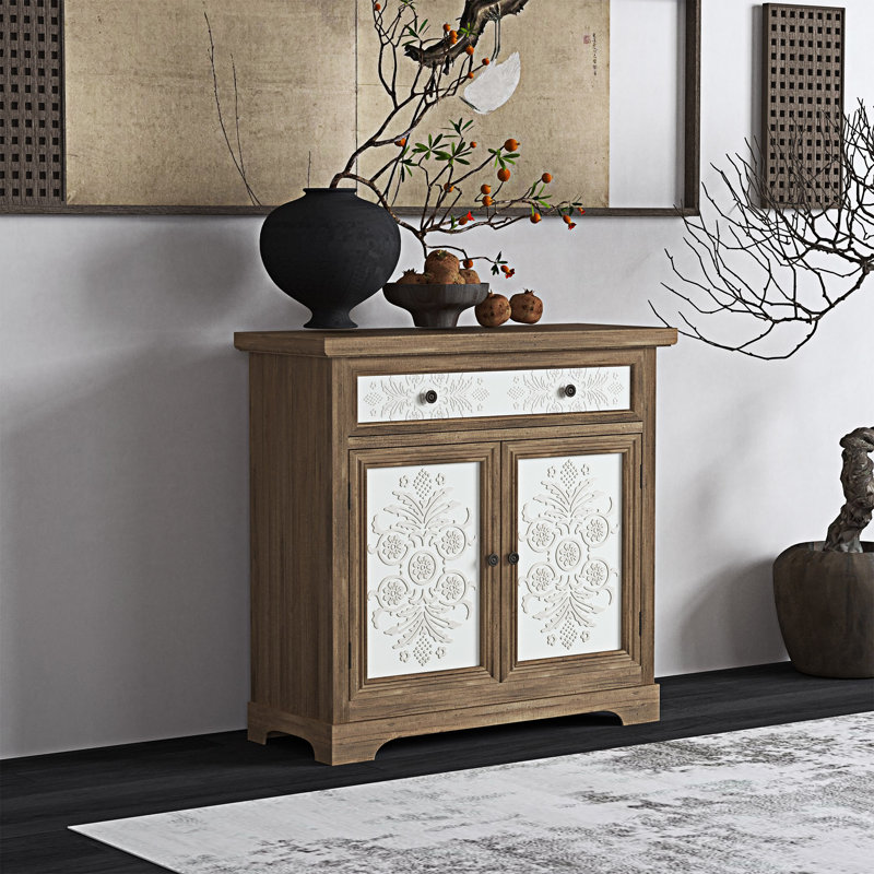 Rustic Vintage Accent Cabinet