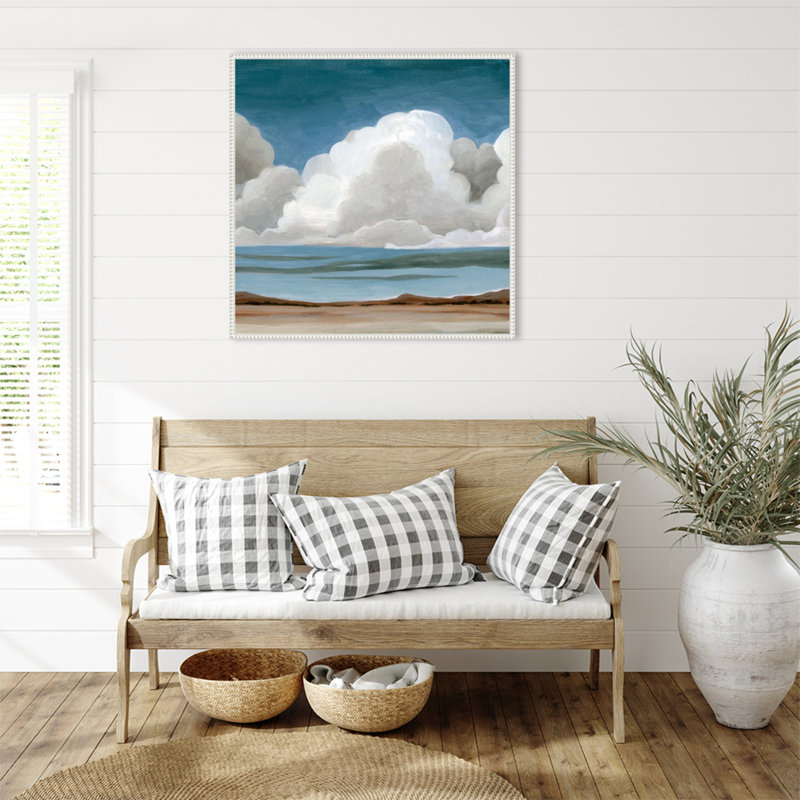 "Wide Plains I" par Grace Popp, reproduction d'art sur toile encadrée, H 30 po x l 30 po