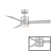 Axis 44'' Ceiling Fan with LED Lights