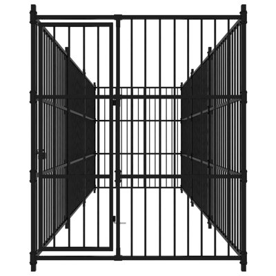 Newcastleton Steel Kennel With Door
