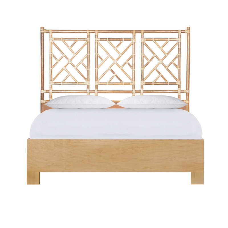 Chippendale Standard Bed, Queen, Natural