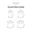 MHG Living 7.5 Tog Summer Cotton Duvet - Anti-Allergy Hypoallergenic Hollowfibre Quilt - Single/Double/King/Super King-124587608