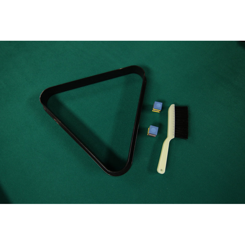 Mizerak 6.5' Bamboo Laminate Billiard Table with Green Nylon Cloth