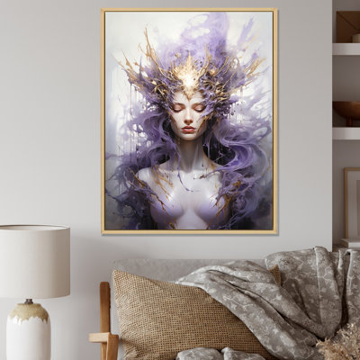 «Woman Meditation Mind» sur impression sur toile