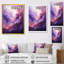 "Mauve et bleu" Mystic Melody II - Collages abstraits, art mural-1997322219-1997321759
