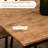 5 Piece Industrial Dining - Space Saving Rustic Brown Table And Chairs For 4 People Rectangular Included Brown, Saving,