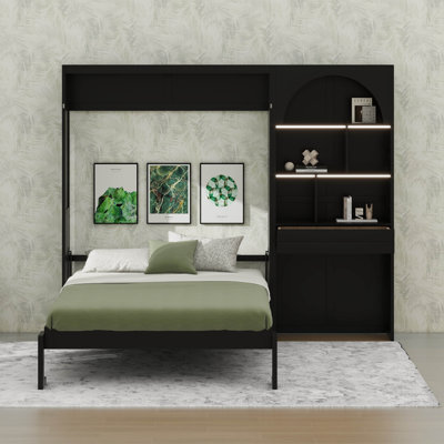 Lit escamotable avec lit escamotable et lit escamotable en bois massif
