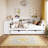 Twin Corner Daybed With Storage Drawers Built-in Desk USB Charging Port & Bookcase-1201760600