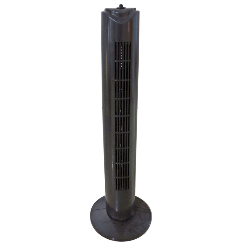 Optimus F-8449BK 32 Inch 3 Speed Home Oscillating Tower Fan With Timer, Black