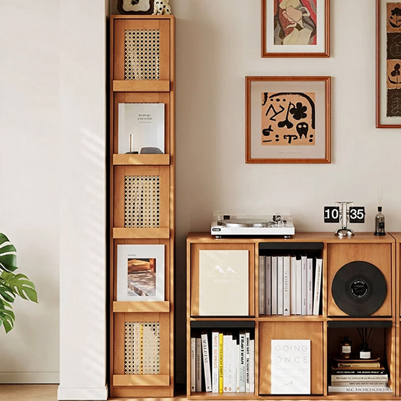 Bibliothèque standard Burlywood, 70.87"H